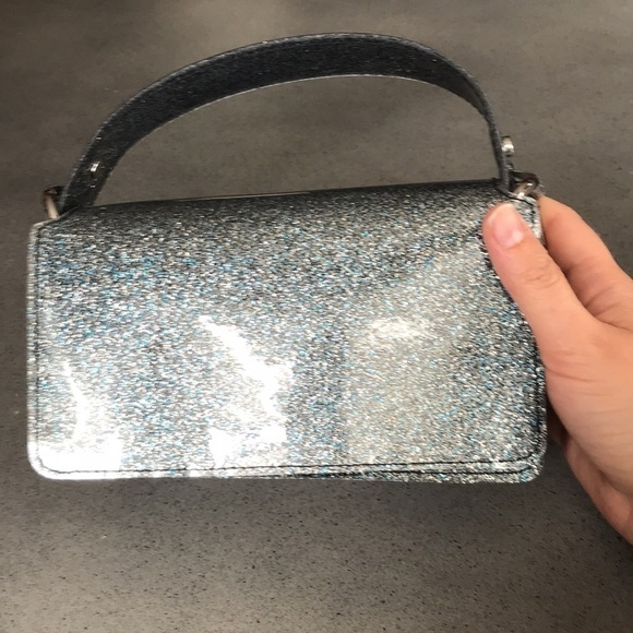 𝅺zara mini plastic glittery party crossbody bag - Picture 3 of 11